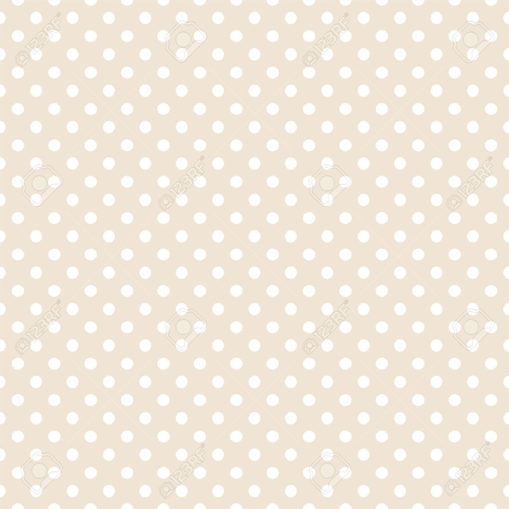 14653055-Pois-bianchi-su-beige-chiaro-neutrale-fondo-retro-seamless-per-gli-sfondi-i-blog-www-album-inviti-do-Archivio-Fotografico