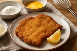 Cotoletta alla milanese fatta in casa croccante come in rosticceria: la doppia impanatura spiegata