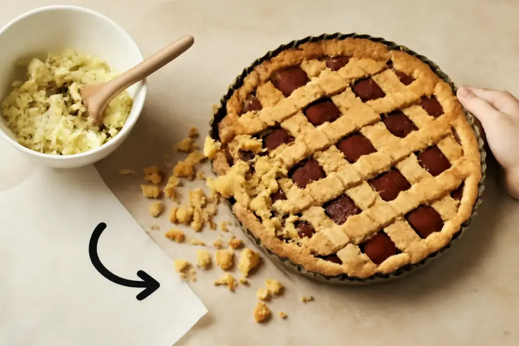 Perché la crostata si sbriciola dopo la cottura? Scopri l’errore più comune e la soluzione
