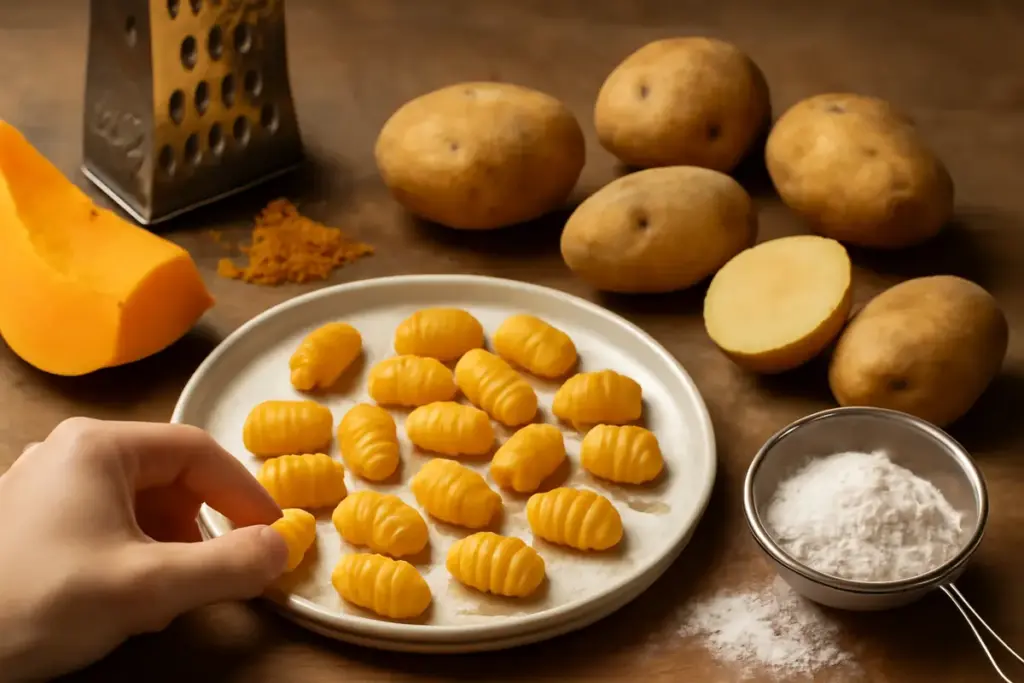 Trucchi per gnocchi di zucca morbidi e saporiti: la scelta delle patate che pochi considerano