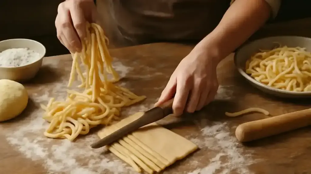Scialatielli troppo spessi: come stendere e tagliare l’impasto per una cottura più uniforme