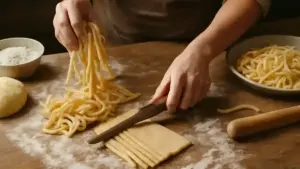 Scialatielli troppo spessi: come stendere e tagliare l’impasto per una cottura più uniforme