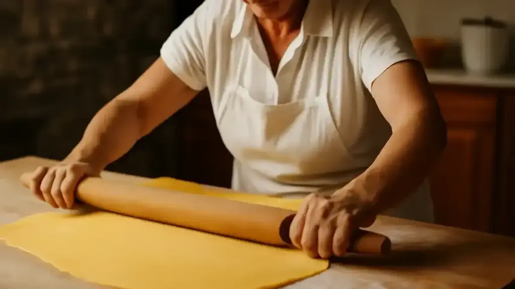 Pasta all’uovo che si ritira mentre la stendi: perché il riposo può essere più utile di insistere col mattarello
